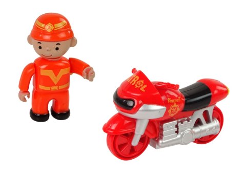 ZESTAW STRAŻ REMIZA STRAŻACKA Z DŹWIĘKIEM