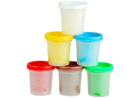 CIASTOLINA ZESTAW URODZINOWY 6 KOLORÓW AKCESORIA