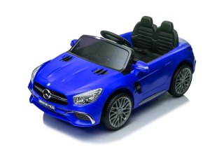 AUTO DLA DZIECI NA AKUMULATOR MERCEDES SL65 S NIEBIESKI LAKIEROWANY LCD