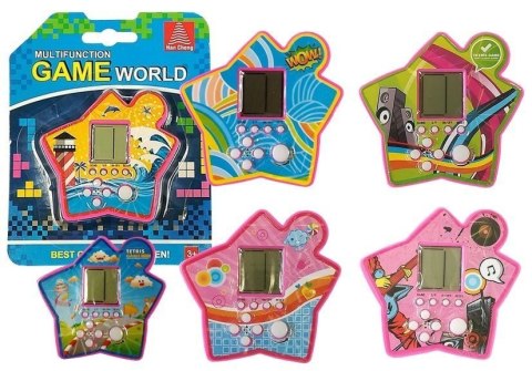 GRA ELEKTRONICZNA KIESZONKOWA TETRIS RÓŻOWY