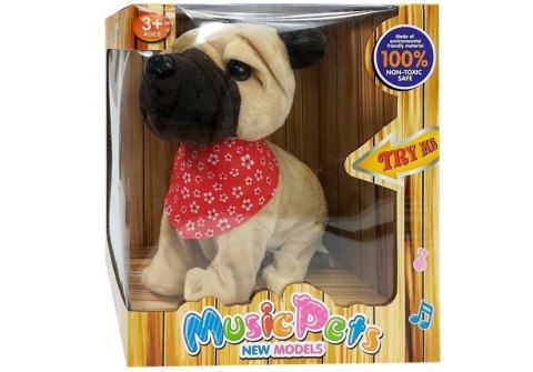 INTERAKTYWNY PIESEK SZCZEKA RUSZA OGONKIEM SENSORY