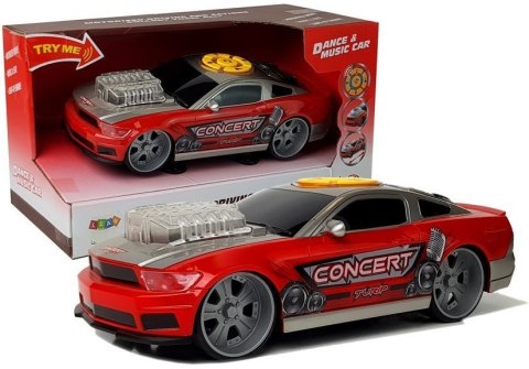 AUTO DJ Z PANELEM I GŁOŚNIKI MUZYKA ŚWIATŁA