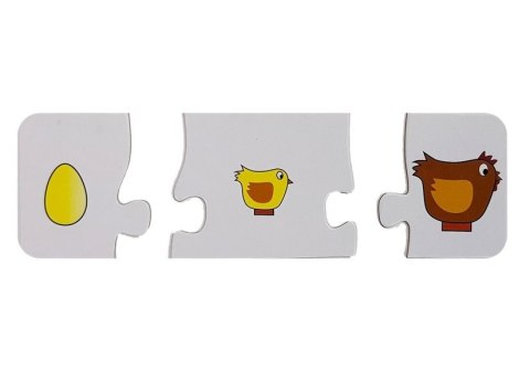 PUZZLE EDUKACYJNE UKŁADANKA NAUKA 10 POŁĄCZEŃ