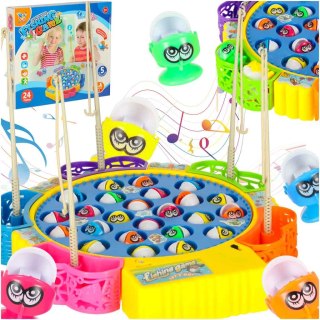 Gra zręcznościowa rodzinna rybki łowienie 24 rybek