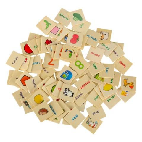 Sorter drewniany układanka logiczna dopasuj obrazki