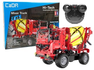 KLOCKI KONSTRUKCYJNE BETONIARKA ZDALNIE STEROWANA CADA 2.4G 815 ELEMENTÓW
