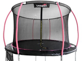 TRAMPOLINA LEAN SPORT MAx 14FT CZARNO-RÓŻOWA