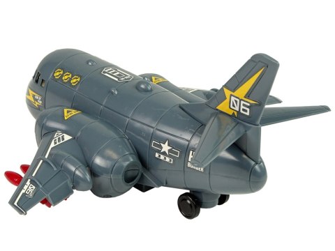 SAMOLOT TRANSPORTOWY BOMBOWIEC ŚWIATŁA DŹWIĘK