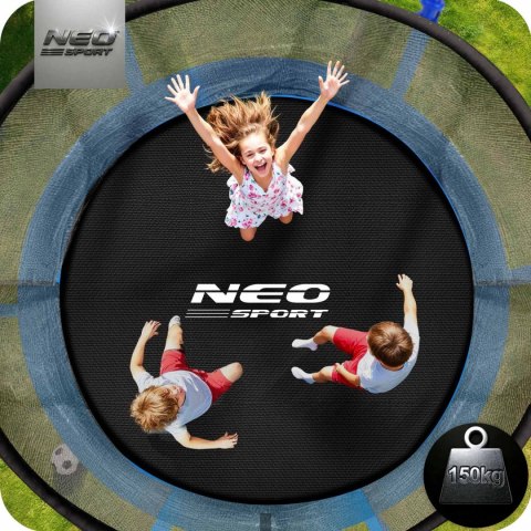 Trampolina ogrodowa 10ft/312cm z siatką wewnętrzną i drabinką Neo-Sport