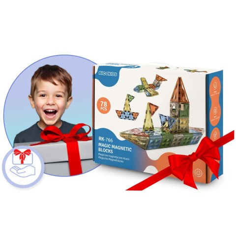 Klocki magnetyczne RK-766 Ricokids
