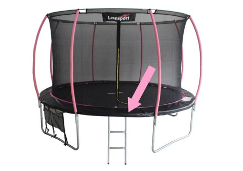 OSŁONA NA SPRĘŻYNY DO TRAMPOLINY SPORT MAx 6FT CZARNO-RÓŻOWA