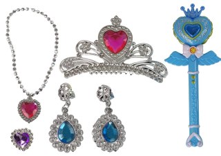 INTERAKTYWNA MAGICZNA RÓŻDŻKA PROJEKTOR NIEBIESKA AKCESORIA WRÓŻKA