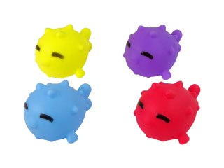 ZABAWKA DO KĄPIELI MINI KOSZYKÓWKA KOSZ PIESEK GUMOWE RYBKI