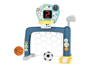 ZESTAW 3W1 DLA MALUCHA GRY ZRĘCZNOŚCIOWE GOLF KOSZYKÓWKA PIŁKA NOŻNA