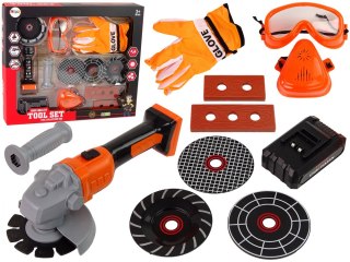 ZESTAW MAJSTERKOWICZA SZLIFIERKA NA BATERIE AKCESORIA