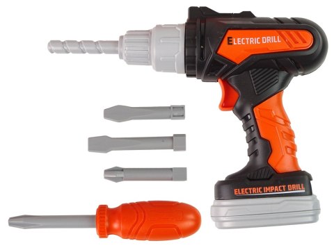 ZESTAW MAJSTERKOWICZA W PLECAKU KASK NARZĘDZIA POMARAŃCZOWY