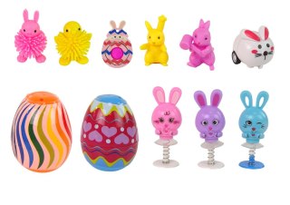 ZESTAW ZABAWEK WIELKANOCNYCH FIDGET TOYS ANTYSTRESOWE 18 ELEMENTÓW