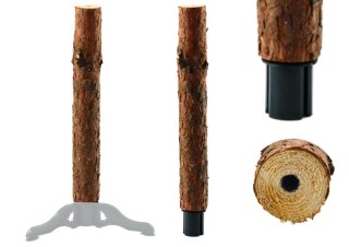 STOJAK PIENIEK DREWNIANY NA CZTERY NÓŻKI DO CHOINKI NA PNIU