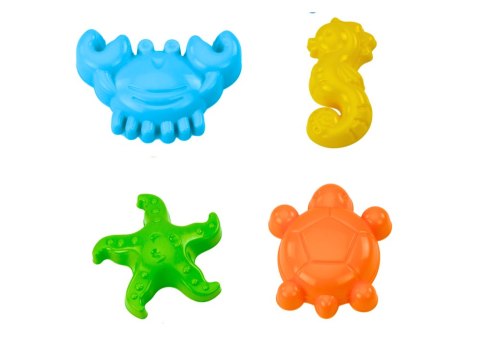 ZESTAW ZABAWEK DO PIASKU WIADERKO ZAMEK MŁYNEK 9 EL