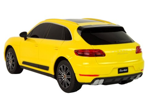 AUTO R/C PORSCHE MACAN TURBO 1:24 RASTAR ŻÓŁTY