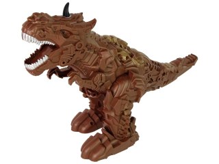 DINOZAUR ZDALNIE STEROWANY ZIEJE PARA WODNA PROJEKTOR BRĄZOWY