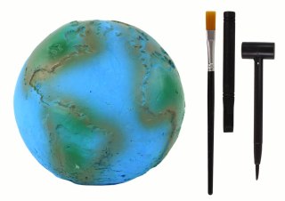 ZESTAW EDUKACYJNY MAŁY ARCHEOLOG WYKOPALISKA KLEJNOTY PLANETA ZIEMIA