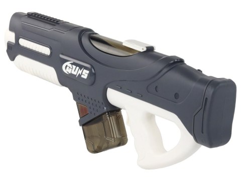 DUŻY PISTOLET NA WODĘ SZARY 750ML OKULARY