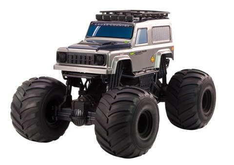 DUŻE AUTO TERENOWE ZDALNIE STEROWANE SUv 2.4G RC 1:6 SZARY