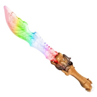 MIECZ ŚWIETLNY RĘKOJEŚĆ LEW SZARY