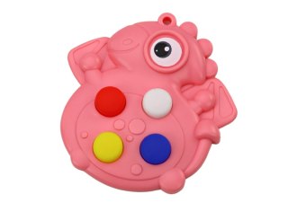 POP IT DINOZAUR ANTYSTRESOWY SENSORYCZNY RÓŻOWY KIESZONKOWY