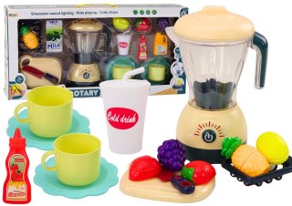 ZESTAW ELEKTRYCZNY BLENDER OWOCE DO KROJENIA ŚWIATŁA DŹWIĘKI