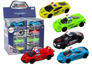 AUTKO RESORAK POLICYJNY 1:43 METALOWY NAPĘD GUMOWE KOŁA