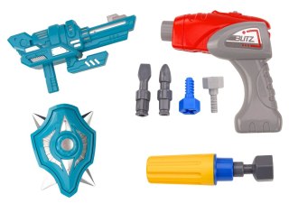 ROBOT DO SKRĘCANIA BROŃ WIERTARKA ŚRUBOKRĘT ŚWIATŁA DŹWIĘK CZERWONY