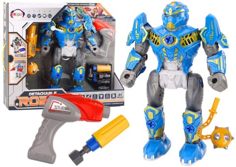 ROBOT DO SKRĘCANIA BROŃ WIERTARKA ŚRUBOKRĘT ŚWIATŁA DŹWIĘK NIEBIESKI