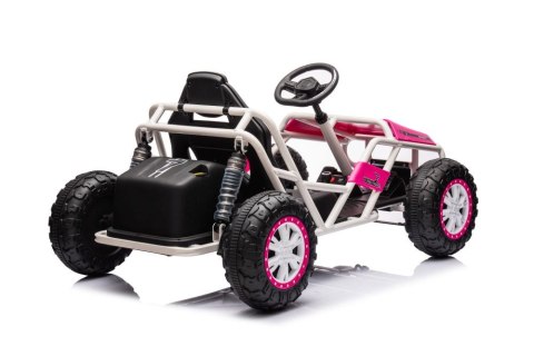 AUTO DLA DZIECI NA AKUMULATOR BUGGY A8812 RÓŻOWE 24V