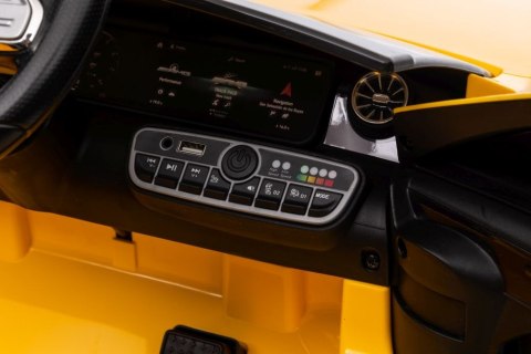 AUTO DLA DZIECI NA AKUMULATOR MERCEDES CLA 45S AMG ŻÓŁTY 4x4