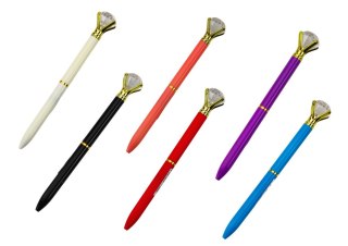 DŁUGOPIS Z DIAMENTEM NIEBIESKI WKŁAD 0.7MM MIx