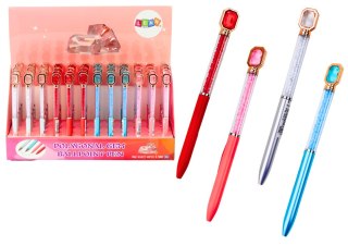 DŁUGOPIS Z KRYSZTAŁEM DIAMENCIKI NIEBIESKI WKŁAD 0.7MM MIx