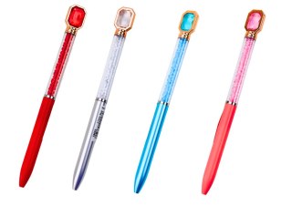 DŁUGOPIS Z KRYSZTAŁEM DIAMENCIKI NIEBIESKI WKŁAD 0.7MM MIx