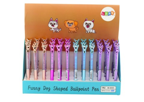 DŁUGOPIS Z PIESKIEM DIAMENCIKI NIEBIESKI WKŁAD 0.7MM MIx