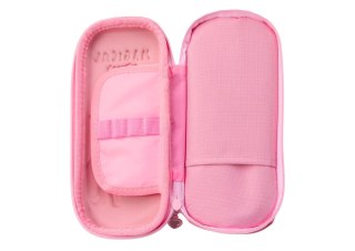 PIÓRNIK RÓŻOWY Z JEDNOROŻCEM 3D DWUKOMOROWY 24 CM x 11 CM x 7 CM