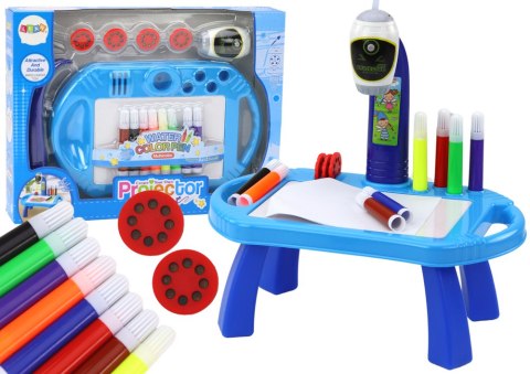 PROJEKTOR RZUTNIK DO RYSOWANIA STOLICZEK NIEBIESKI