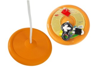 HUŚTAWKA OKRĄGŁA TALERZ OGRODOWA DLA DZIECI 423 POMARAŃCZOWA