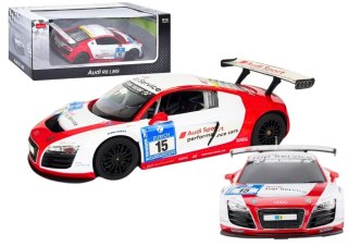 AUTO R/C 1:24 ZDALNIE STEROWANE SPORTOWE AUDI R8 LMS BIAŁE