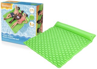 DMUCHANY MATERAC DO PŁYWANIA TRZYOSOBOWY BESTWAY 213 x 170 x 21 CM 44106