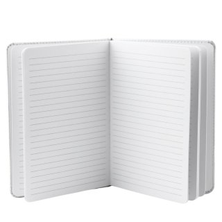 NOTATNIK ZESZYT PLANNER W LINIE LIŚCIE BANANOWCA GUMKA A5 80 KARTEK