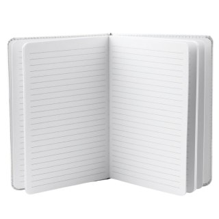 NOTATNIK ZESZYT PLANNER W LINIE LIŚCIE MONSTERA GUMKA A5 80 KARTEK