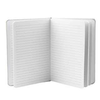 NOTATNIK ZESZYT PLANNER W LINIE LIŚCIE ROŚLINY GUMKA A5 80 KARTEK