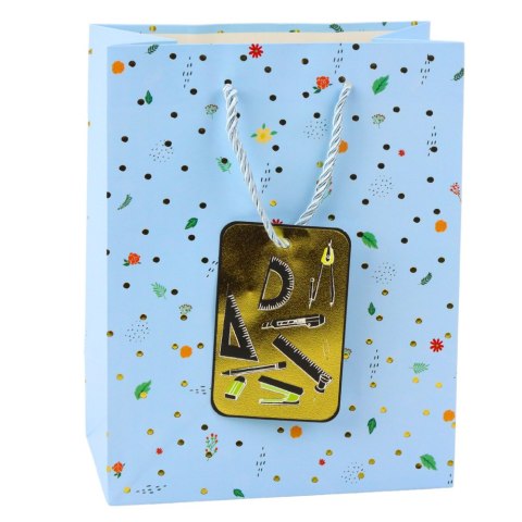 TORBA PREZENTOWA DLA UCZNIA NAUCZYCIELA 23 x 18 x 10,5 CM