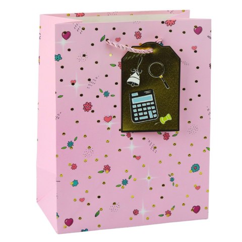 TORBA PREZENTOWA DLA UCZNIA NAUCZYCIELA 32 x 26 x 12 CM